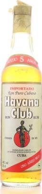 Havana Club Oro Anejo Seco 5yo 40% 700ml