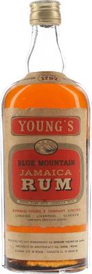 Youngs Blue Mountain Jamaica Rum bottled 1960s Edward Young 43% 750ml