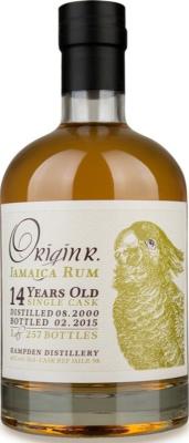 Origin R. 2000 Hampden Jamaica LROK 14yo 43% 700ml