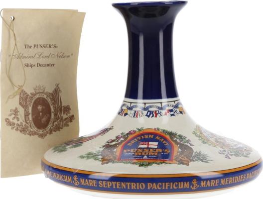 Pussers British Navy Rum Ships Decanter 42% 1000ml