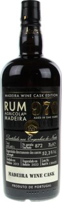 Engenhos Do Norte 2015 970 Agricole da Madeira Wine Cask Edition 7yo 52.3% 700ml