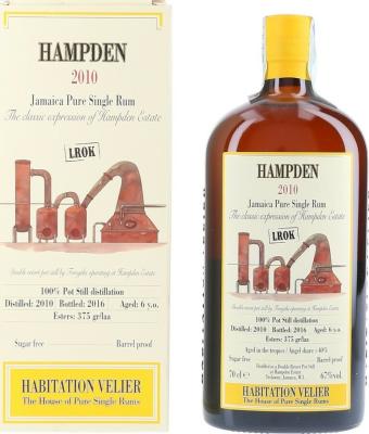 Habitation Velier 2010 Hampden LROK Jamaica 6yo 67% 700ml