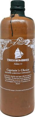 Tres Hombres 2015 Edition 41 Captain's Choice Matinik Agricole 51.5% 500ml