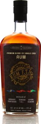 Raising Glasses Rum 2022 Multi Distilleries F.T.G. Blend 62.5% 375ml