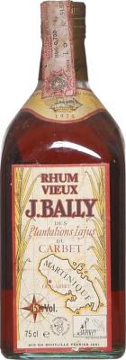 J.Bally 1975 Plantations Lajus Carbet 45% 750ml