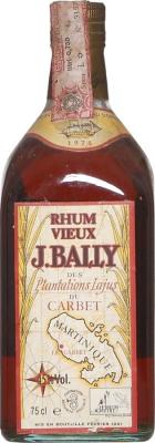 J.Bally 1975 Plantations Lajus Carbet 45% 750ml