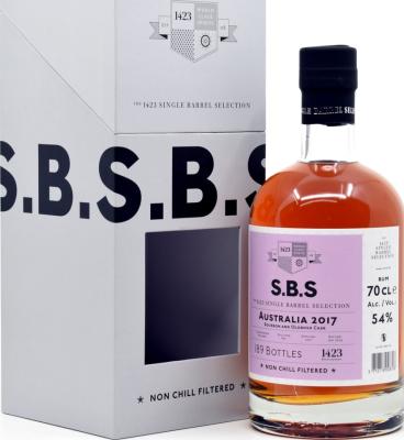 S.B.S 2017 Australia Bourbon and Oloroso Cask 7yo 54% 700ml