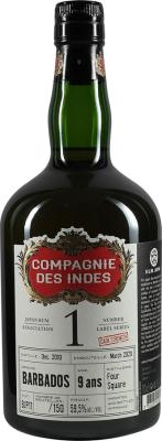 Compagnie des Indes 2010 Japan Rum Association 1 9yo 59.5% 700ml