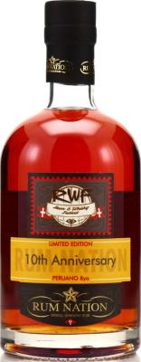 Rum Nation 2019 Peruano Exclusive for Denmark RWF 10th anniversary 46.5% 700ml