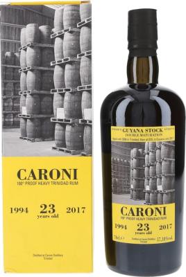 Velier Caroni 1994 Guyana Stock Full Proof Heavy Trinidad 23yo 57.18% 700ml