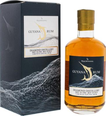 Rum Artesanal 1998 Diamond Guyana 52% 500ml