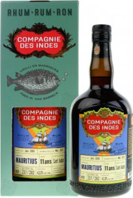 Compagnie des Indes 2010 Mauritius 11yo 43% 700ml