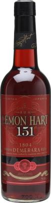 Lemon Hart 151 Demerara 75.5% 700ml