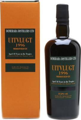 Velier Demerara 1996 Uitvlugt Modified GS Guyana 18yo 57.2% 700ml