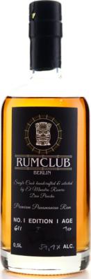 Rum Club Berlin Premium Panamian 10yo 51.1% 500ml