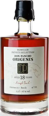 Rumclub Don Pancho Origenes 18yo 45% 500ml