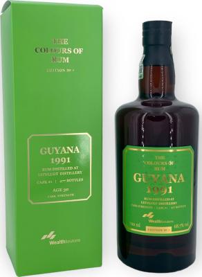 The Colours of Rum 1991 Batch No.3 Uitvlugt Guyana Edition no.7 30yo 68.7% 700ml