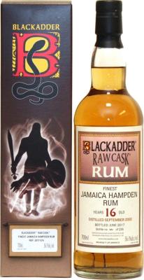 Blackadder 2000 Raw Cask Jamaica Hampden Rum 16yo 56.1% 700ml