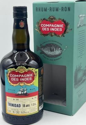 Compagnie des Indes 2003 TDL Trinidad Bottled for Caksus 18yo 56.3% 700ml