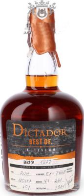 Dictador Best of 1977 Altisimo 40yo 40% 700ml