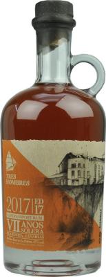 Tres Hombres 2017 Ron Aldea Ed. 17 La Palma Duro VII 7yo 43% 700ml