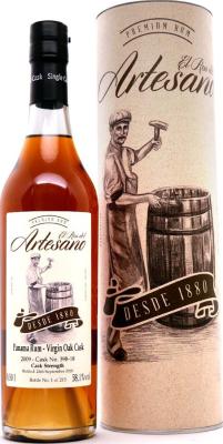 El Ron del Artesano 2009 Panama Virgin Oak Cask 11yo 58.1% 500ml