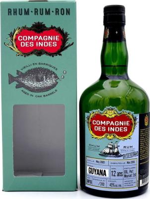 Compagnie des Indes 2005 Guyana 12yo 45% 700ml