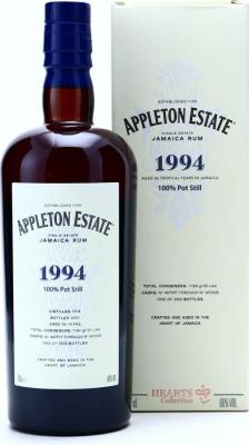 Appleton Estate 1994 Jamaica Hearts Collection 26yo 60% 700ml