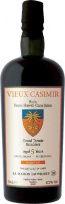 Velier Vieux Casimir 2016 Grand Terroir Baraderes Caroni Cask No.20 5yo 47.5% 700ml