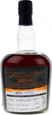 Dictador Best of 1986 A Buen Entendedor Pocas Palabras Bastan 30yo 41% 700ml