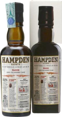 Velier Hampden Estate Pure Single Jamaican Pagos Sherry Cask LMDW Exclusive 52% 100ml