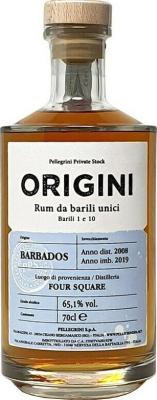 Pellegrini 2008 Origini Barbados 11yo 65.1% 700ml