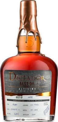 Dictador Best of 1978 Altisimo 43% 700ml
