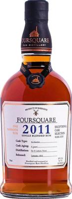 Foursquare 2011 Exceptional Cask Selection Mark XXIV 12yo 60% 700ml