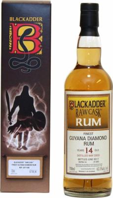 Blackadder 2003 Raw Cask Rum Guyana Diamond 14yo 63.1% 700ml