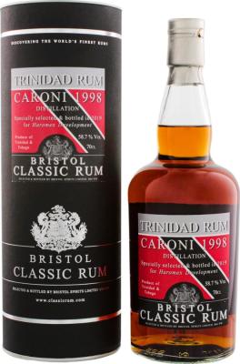 Bristol Classic 1998 Trinidad Single Cask #2186 21yo 58.7% 700ml