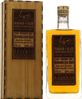 Mhoba Rum Select Reserve Bourbon Cask 59% 700ml