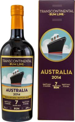 Transcontinental Rum Line 2014 Australia 7yo 48% 700ml