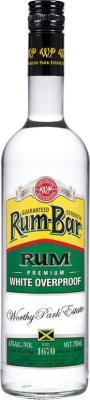 Rum Bar White Overproof Premium Worthy Park Jamaica 63% 750ml
