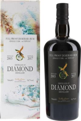 The Wild Parrot 2003 Diamond WP03547 14yo 54.7% 700ml