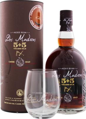 Dos Maderas 5+5 PX Tube with Glass 40% 700ml
