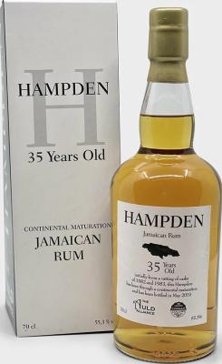 The Auld Alliance 1983 Hampden Jamaica Corman Collins 35yo 55.3% 700ml