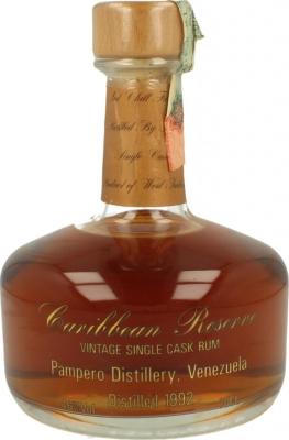 Caribbean Reserve 1992 Vintage Single Cask Rum Pampero 46% 700ml