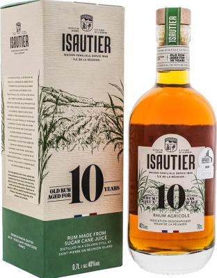 Isautier Rhum Vieux 10yo 40% 700ml