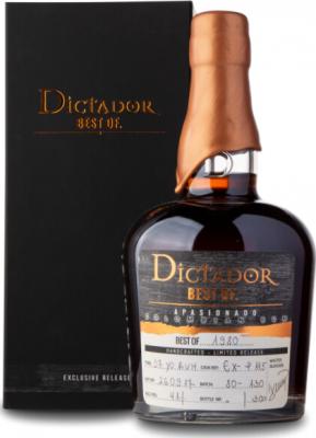 Dictador Best of 1980 Apasionado 41% 700ml