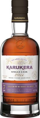 Karukera 2014 Rhum Vieux Agricole Guadeloupe Single Cask Brandy de Sherry 7yo 65.1% 700ml