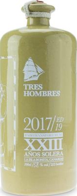 Tres Hombres 2017 Spain Ron Aldea Edition 19 Captain s Choice La Palma 23yo 58% 1000ml