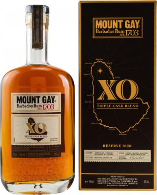 Mount Gay XO Barbados Triple Cask Blend 43% 700ml