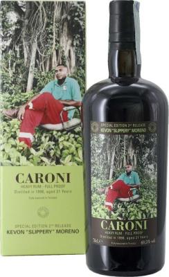 Velier Caroni 1998 Employees Edition 2nd Release Kevon Slippery Moreno Velier 21yo 69.5% 700ml