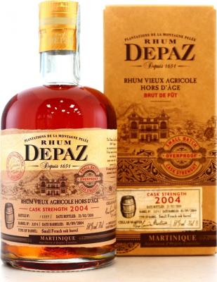 Depaz 2004 Cask Strength 13yo 58% 700ml